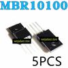 5pcs B10100G MBRF10100CT TO220F Schottky Diode 10A 100V Schottky Rectifier Diode TO 10a 100v