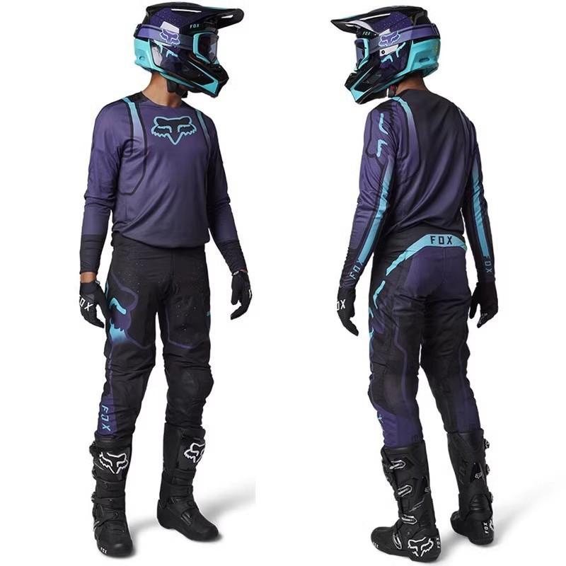 Men Women Cycling Jersey Set Breathable Quick Dry Mountain Bike Riding Outfit Sportswear