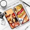 JW59 One Piece аниме черный мягкий чехол для Samsung Note 20 Lite S24 Ultra S23 A03 A05 A06 A11 A71 A15 A16 A13 A24 A25 A33 A52 A53 A50 M55 M35 Plus