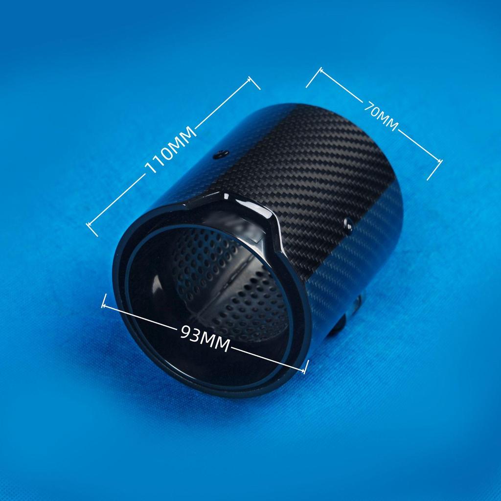 Модификация выхлопной насадки BMW M2/M3/M4 Титан Черный и Синий Углеволокно