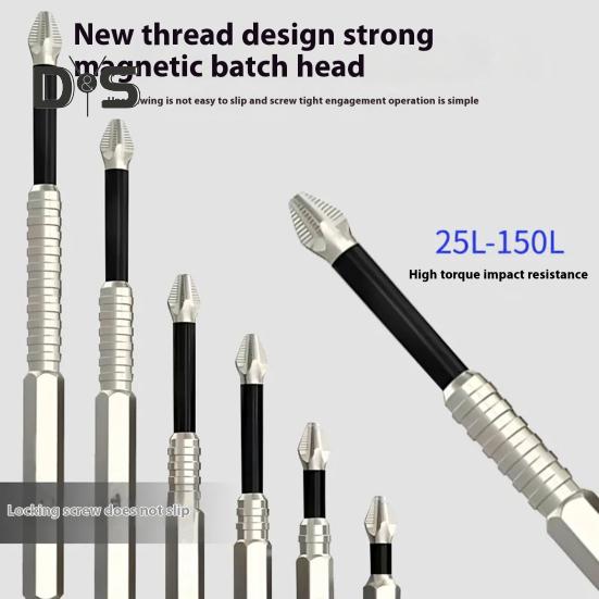 Набор магнитных сверл для отвертки, высокопрочные, устойчивые к ржавчине, высокоскоростные, с крутящим моментом, противоскользящие, прочные магнитные сверла