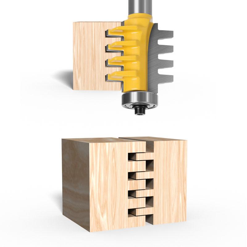 1 шт., рейка и стойка, клеевой фрезерный станок, конусный шип, резак по дереву, электроинструменты, 6 мм 1/4 дюйма, 8 мм 12 мм 1/2 дюйма, хвостовик