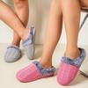 Fashion 2024 New Autumn and Winter Slippers Home Warm Cotton Slippers Non-slip Velvet and Thick Cotton Slippers