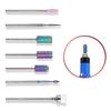 7 PCS /Box Electric Nail Files Nail Drill Bits Set Tungsten Steel Alloy Set Safety Polishing Grinding Heads Manicure Pedicure Tools
