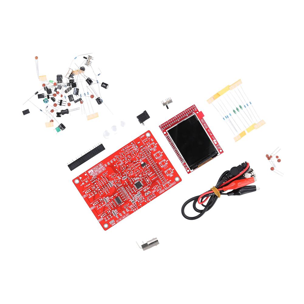 DSO138 Digital Oscilloscope 2.4inch TFT Digital Oscilloscope Kit 1Msps Electronic Learning Set
