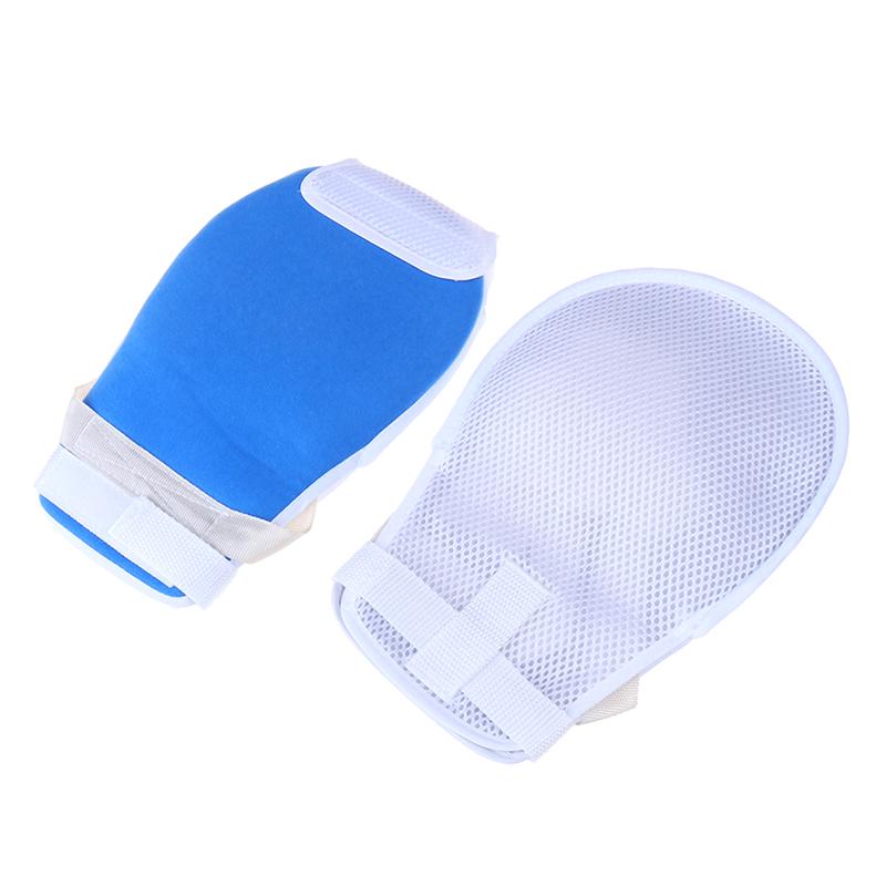 Открытые защитные приспособления для пальцев. Фиксированные перчатки для инфекций рук. Ограничительные перчатки. Контрольная рукавица.