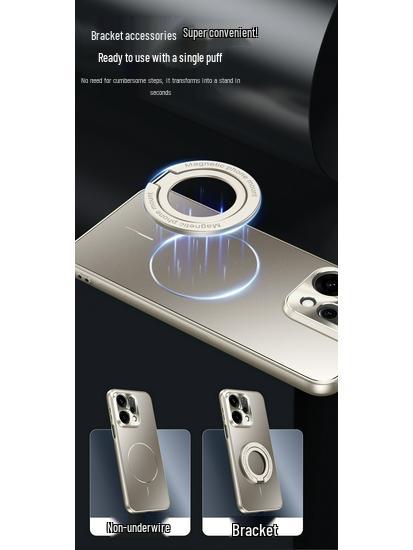 Чехол для телефона Oppo Reno14/Reno14 Pro с полной защитой от падений, защитой камеры и поддержкой беспроводной автомобильной зарядки