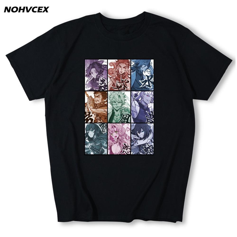 Demon Slayer Graphic Top Tees Kimetsu No Yaiba T Shirt Clothes Japanese Anime Men Funny