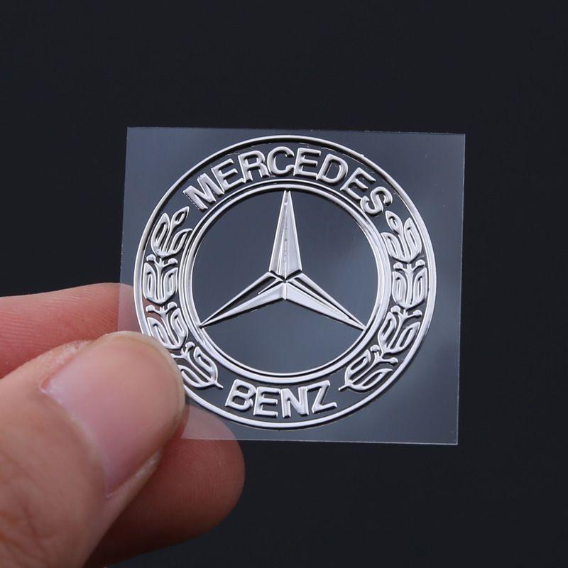 YWP4 1pc For Mercedes Benz W212 W213 W205 AMG W177 V177 W247 W176 GLA GLC X253 W166 Car Random Sticker Decals Decoration Accessories