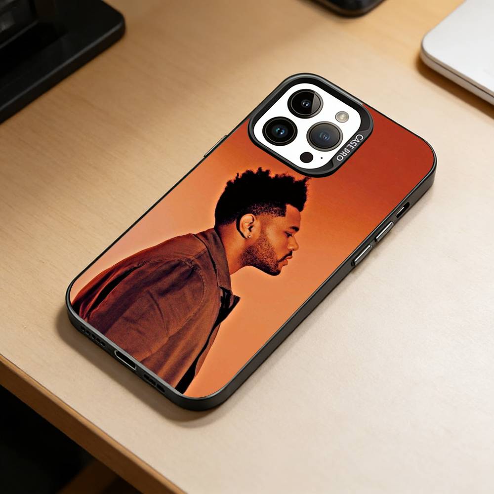 Певец-The W-Weeknd XO Чехол для телефона для iPhone 17,16,15,14,13,12,11 Plus,Pro Max,XS,Цветной Серебристый Черный Чехол