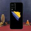 Чехол с флагом Боснии для OPPO A58 A78 A98 A15 A16 A17 A76 A96 A77 A52 A72 A5 A9 A79 A94 A74 A57S A53S A54S