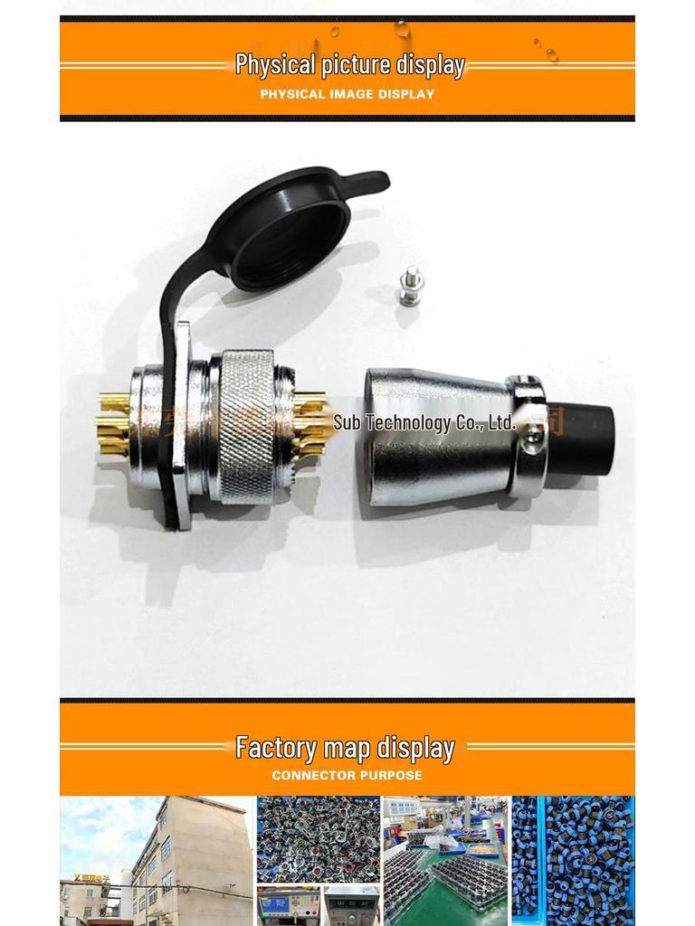 WS28 Reverse Mount Square Base Aviation Socket Connector, 26-Pin