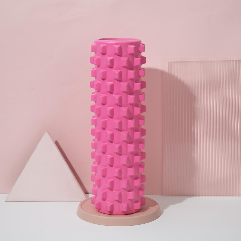 Connors Solid Foam Shaft Muscle Relaxation Skinny Leg Roller Massage Yoga Column Auxiliary Tools Supplies Equipment.