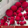Праздничный кулон винно-красного бархата для украшений на Новый год и Праздник Весны