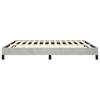 Bed Frame without Mattress Light Grey California King Velvet