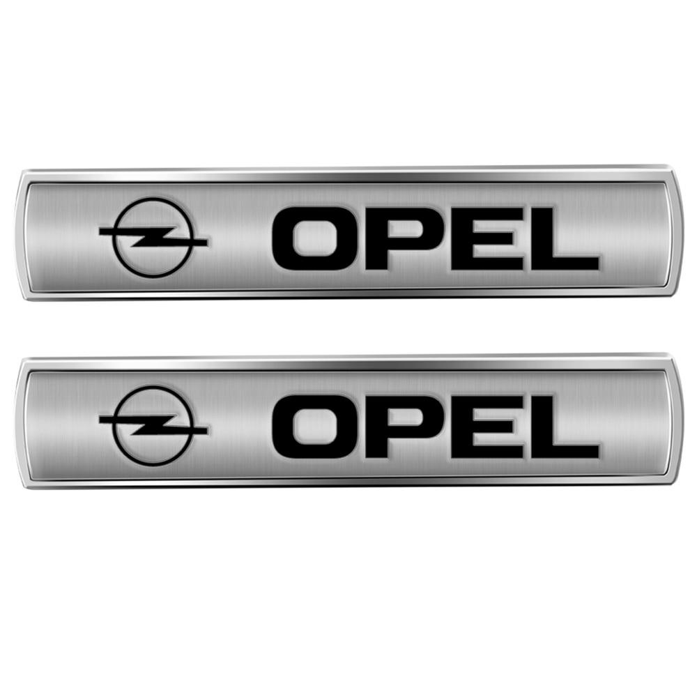 Car 3D Metal Badge Stickers Fashion Door Side Window Body Generic For OPEL Corsa Astra OPC Zafira Mokka Antara Ampera Insignia
