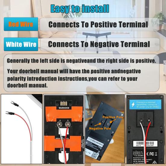 6 Вт солнечное зарядное устройство для дверного звонка Ring 5 В IP66 солнечная панель вращающаяся солнечная панель зарядное устройство для дверного звонка Ring Video 2 и других дверных звонков с питанием от батареи