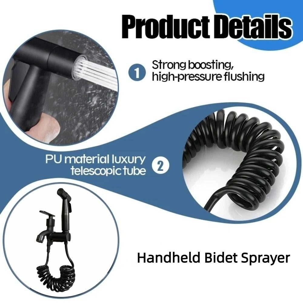 Ручной биде-спрей из нержавеющей стали 304 Высокое давление Женская лейка Разбрызгиватели Ванная комната