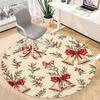 1pc Holiday BellsChair Carpet for Office, Indoor Non-Slip Washable Polyester Fiber Carpet, Mat For Office, Machine Washable