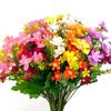 Artificial Flowers Artificial Small Daisy Simulation Green Plant Jumping Orchid Fake Flowers Bundle Wedding Home Silk Flower Decorative Props