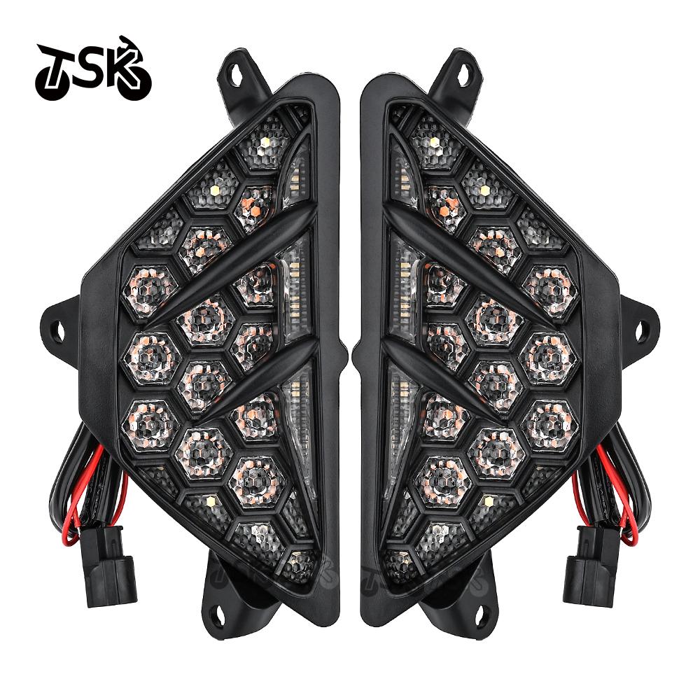 LED Turn Signals Indicator Blinker Flasher Light Steering Lamp For Kawasaki Ninja ZX-4R ZX-4RR Ninja650 ZX4R ZX4RR 2023 2024