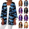 Женская повседневная модная легкая куртка средней длины с принтом, кардиган