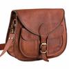 Women Vintage Leather Shoulder Bag Handmade Purse Bag Crossbody Messenger
