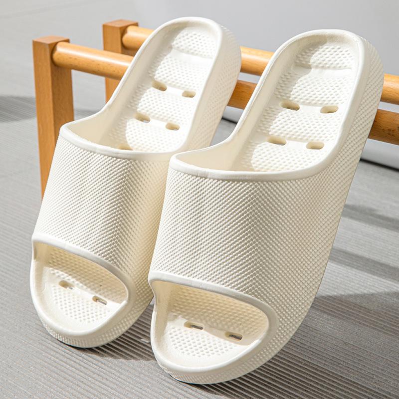 Новые летние женские тапочки для дома, нескользящие, для ванной, для купания, для пар, верхняя одежда, сандалии с толстой подошвой, не пропускающие воду