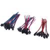 5 пар Sm 2Pin 3Pin 4Pin Мужской и женский разъем для светодиодной ленты 20 см