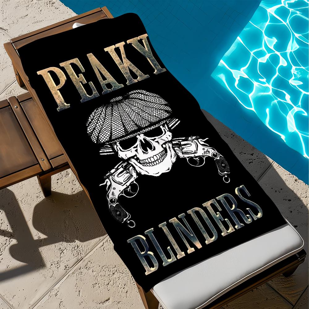 P-острые козырьки B-blinders милый T-Томас Полотенце Пляжное Быстросохнущее Мягкое Бассейные полотенца Подарок для Путешествий Тренажерного зала Душа Кемпинга спорт