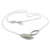 [P6892] - Silver Necklace 'Sissi' Silver White (rhodium Plated)