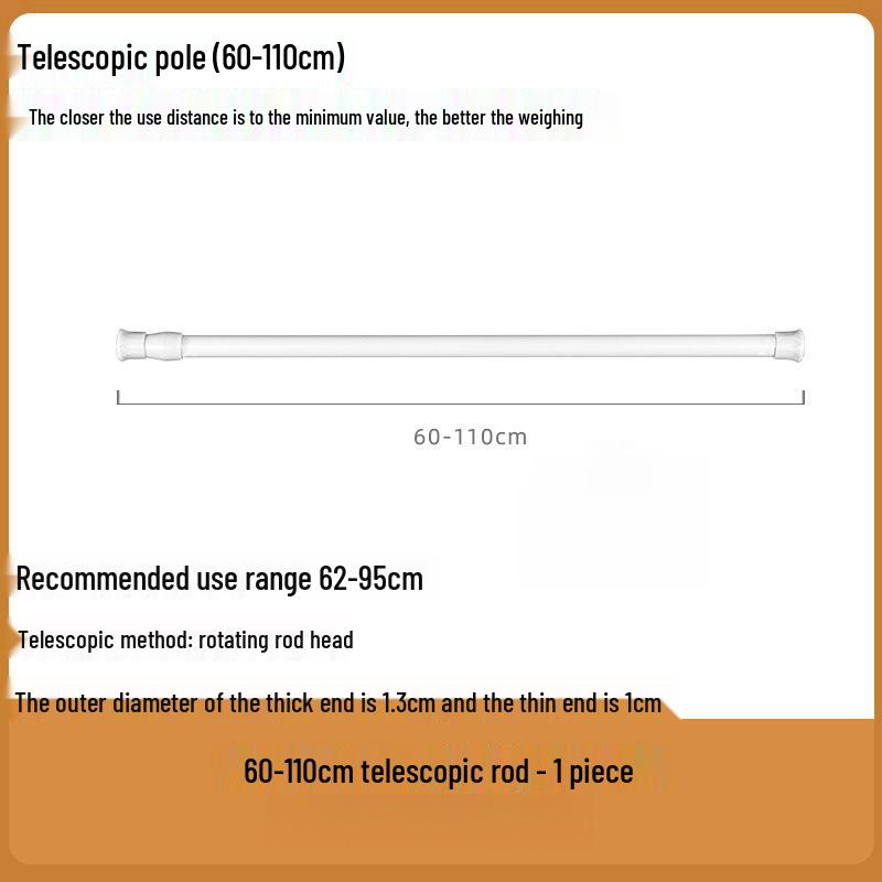 Прозрачный настенный выдвижной кронштейн для подвесной штанги с вращением на 360°