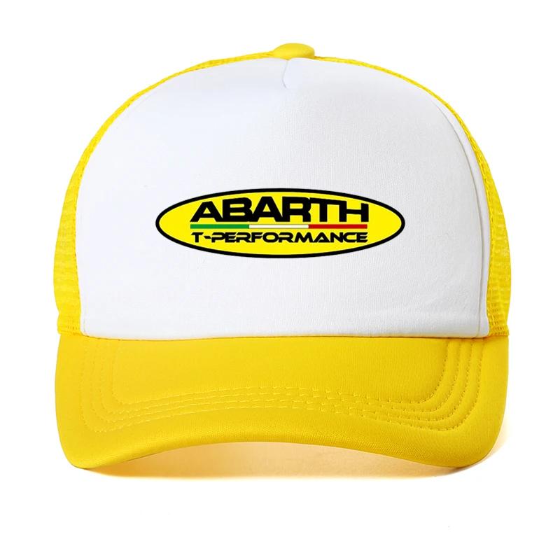 Abarth Scorpion Racing cap Unisex Women Trucker hat Classic Fashion Adjustable Baseball caps summer Mesh breathable cap Casquette