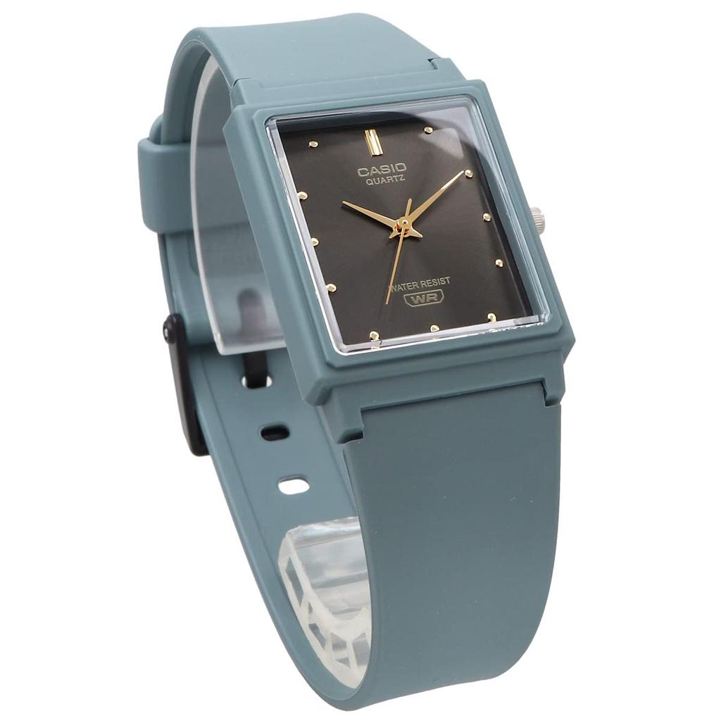 Casio Аналоговые часы Chipkashi Cheap Casio Матовый серо-голубой уретановый ремень Прямоугольный циферблат Унисекс Overseas Модель MQ-38UC-2A2 [Товар]