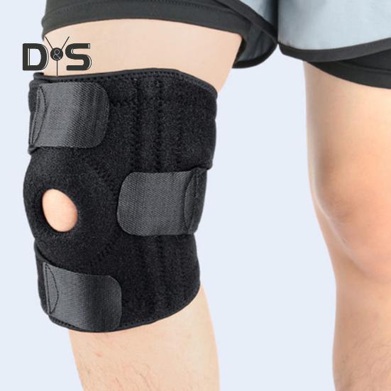 Регулируемый наколенник для облегчения боли в колене, стабилизации коленной чашечки, поддержки спорта, фитнеса, бега, наколенника, рукава для разрыва мениска