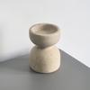 Vintage Marble Candle Holder Cave Stone Candle Holders Living Room Desktop Craft Cup Shaped Candle Holder Home Decoration