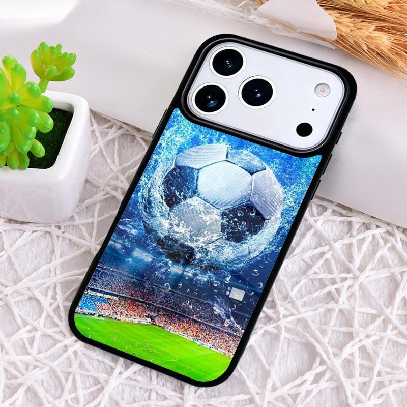 Чехол для телефона с футбольным мячом Football Futbol, ударопрочный, для iPhone 17 Air 16e 15 11 12 14 13 Pro Max, Cover Coque