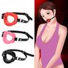 Sexy Women Lips Silicone O Ring Open Mouth Gag Oral Fetish Bdsm Bondage Restraints Adult Erotic SM Sex Toy for Women Couples