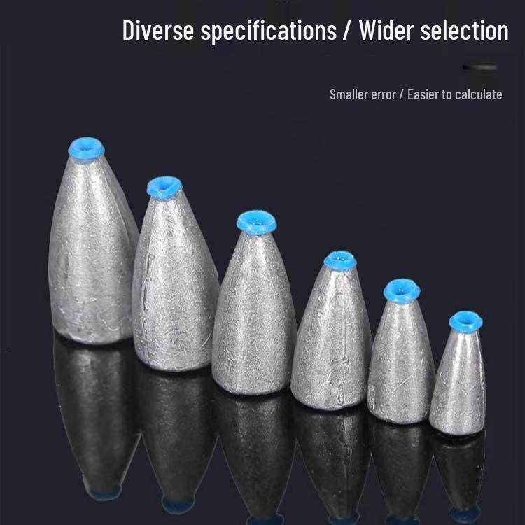 Грузило-пуля для приманки: Идеально для дальнего заброса и защиты от зацепов на оснастках Texas и Carolina.