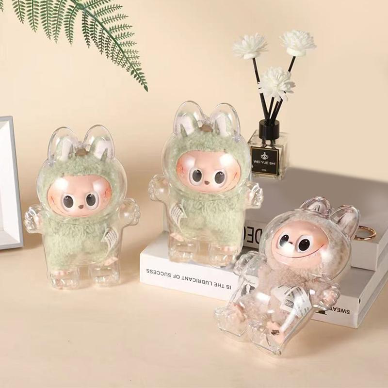 Transparent Protective Storage Case Plush Dolls Display Bag Portable Clear Organizer Box Thickened Dolls Bag
