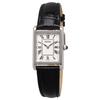 SEIKO Quartz Sapphire Silver x Black Leather Overseas Model [Seiko] Women's Watch, Glass, SWR107, White, Band,