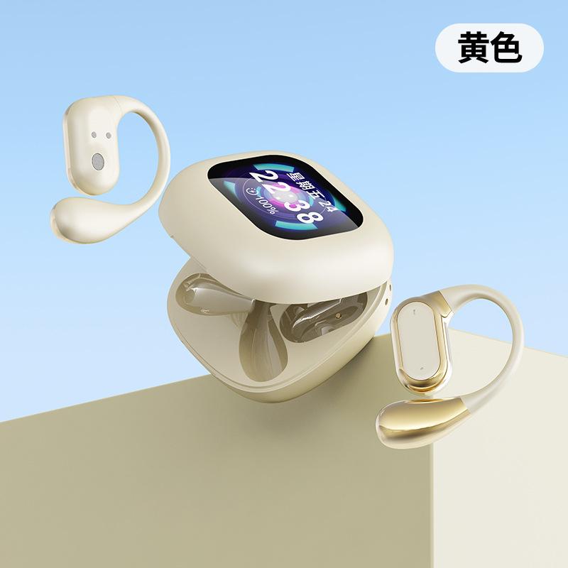 2025 Bluetooth-гарнитура Q18 цветной экран с возможностью перевода на ушном креплении не внутриканальная шумоподавляющая компьютерная гарнитура