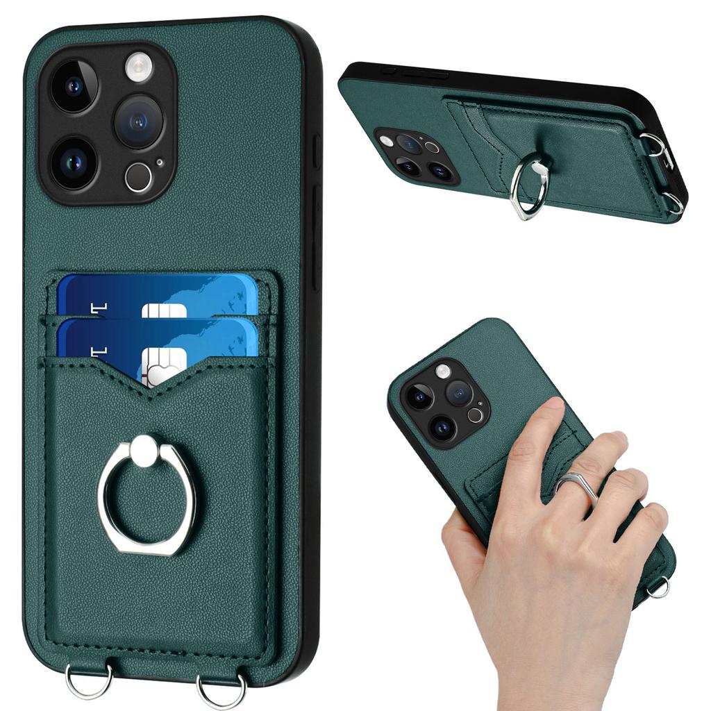 Держатель для карт, слоты, кольцевой кронштейн, чехол для телефона для iPhone 12 12Pro 12ProMax 12Mini 11ProMax 11Pro XSMax XR XS 8Plus 7Plus SE 13Pro 14Pro 15Pro 16Pro