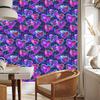 Neon Glitter Hearts Wallpaper Violet, Blue, Navy Blue and Purple 50x1000