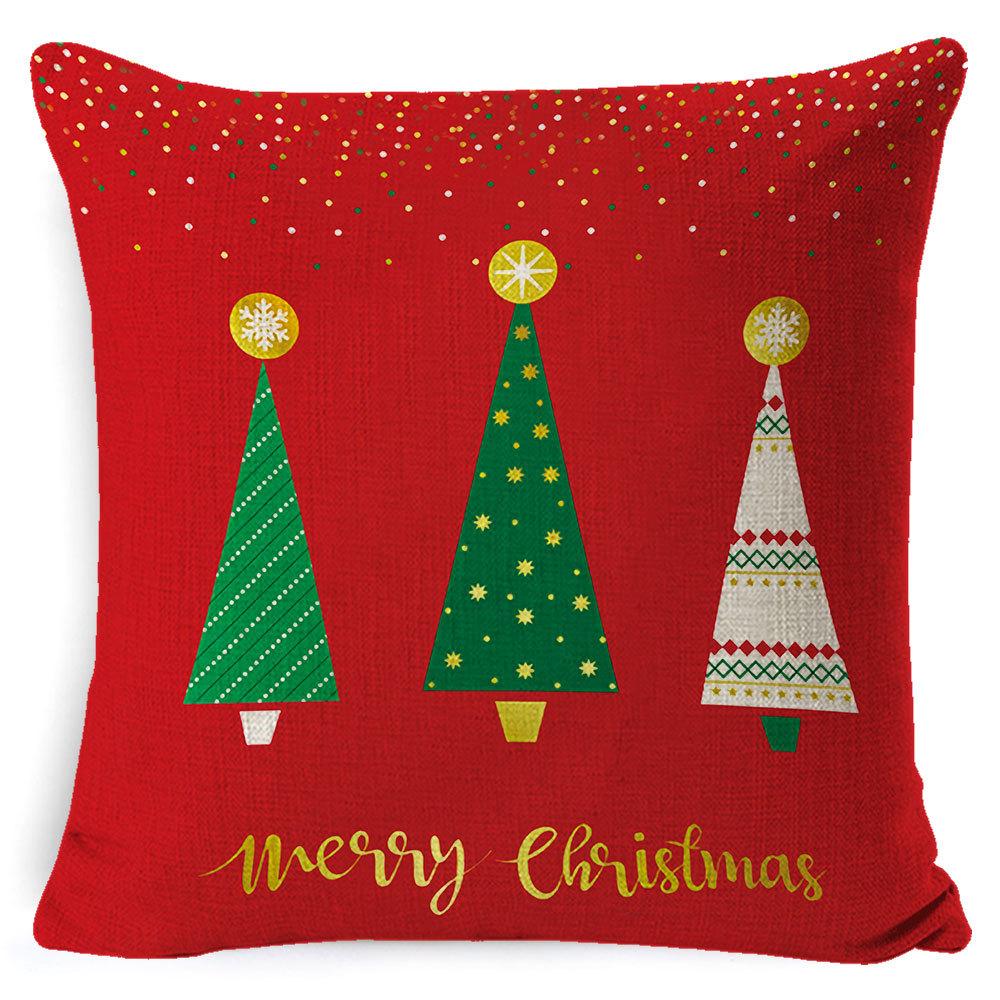 Pillowcase Christmas Pillowcase Light Luxury Pillowcase Ins Style Car Neck Cushion Office Lumbar Support
