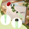 50x Stem Floral Water Tubes Preservation Tube Bouquet Home Décor green