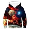 Boys 3D Galaxy Hoodie Long Sleeve 3D Print Fall Winter Active Basic Polyester Rayon Kids 2-12 Years Outdoor Daily Indoor