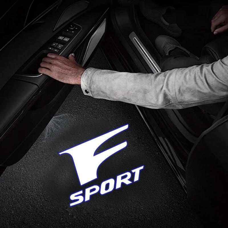 Для Lexus ES ES250 ES300 ES350 RX RX300 GX UX LX470 LX570 RC Светодиодный проектор приветствия на дверь автомобиля Теневой свет Автоаксессуары