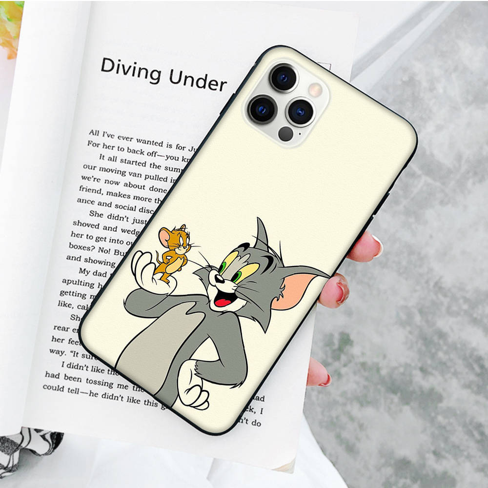 Мягкий чехол JT48 Mouse Cat Tom and Jerry для OPPO Reno 8 6 5 4 Pro Plus Find X3 A17 A3 A31 A38 A40 A53 A54 A55 A74 A76 A78 A77 A80 A94 A95 A96 Lite