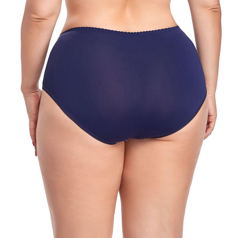 Women Comfortable and Breathable Plus Size Pantise Sexy Seamless Middle Waist Underwear 0Xl 1Xl 2Xl